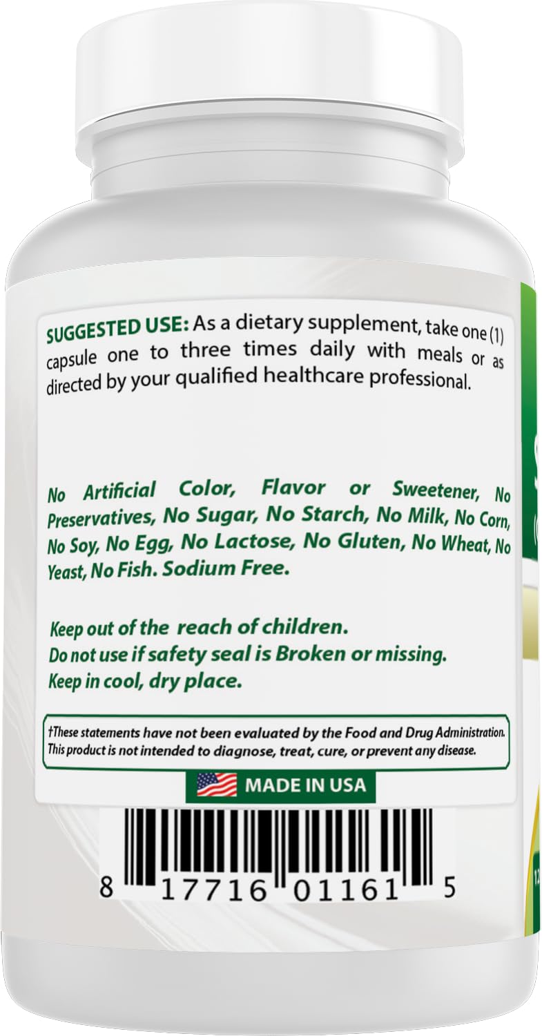 Best Naturals tabla nutricional e información del fabricante visible en la etiqueta