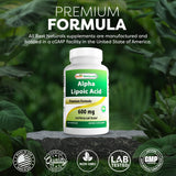 Best Naturals lista de ingredientes visible para verificar ausencia de alérgenos