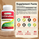 Best Naturals etiqueta nutricional mostrando 2000 mg por porción