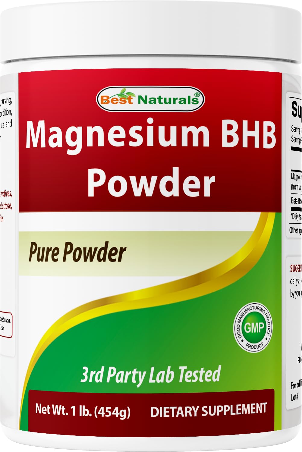 Best Naturals frente del envase mostrando 1 lb y diseño claro