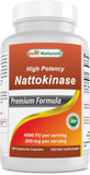 Best Naturals botella frontal mostrando 240 cápsulas y beneficios de alta potencia