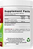 Best Naturals etiqueta y certificaciones, información de calidad y trazabilidad