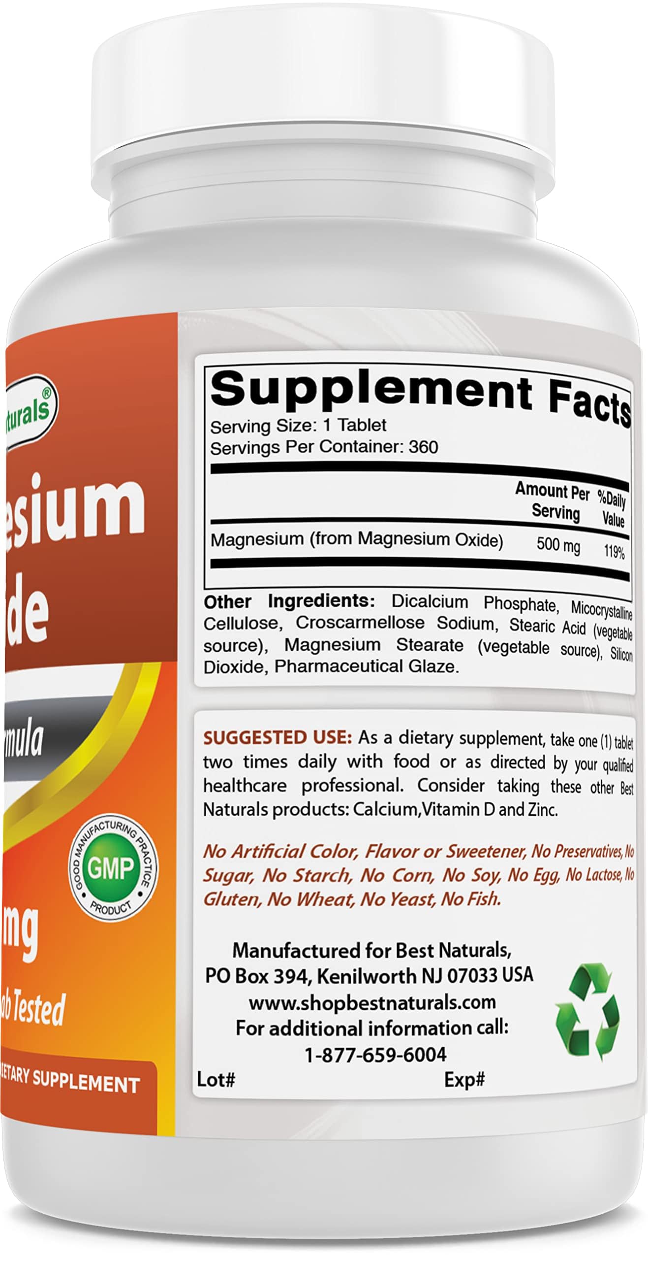Best Naturals suplemento en uso junto a un vaso de agua, facilita la rutina diaria