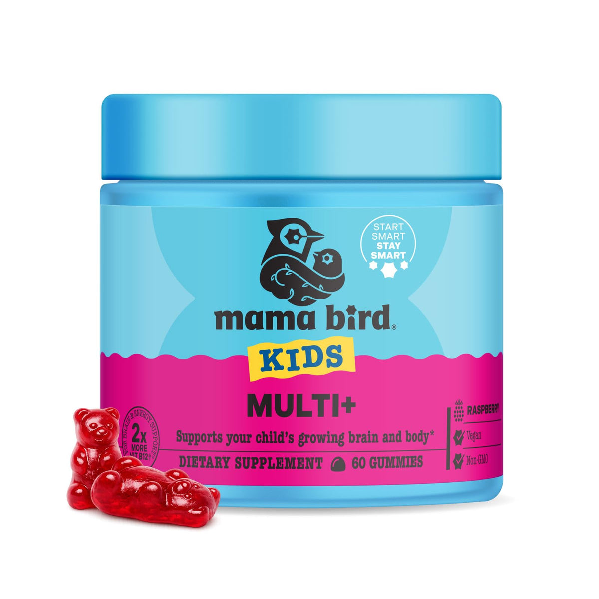 Best Nest envase Mama Bird frente mostrando diseño y beneficio cerebral
