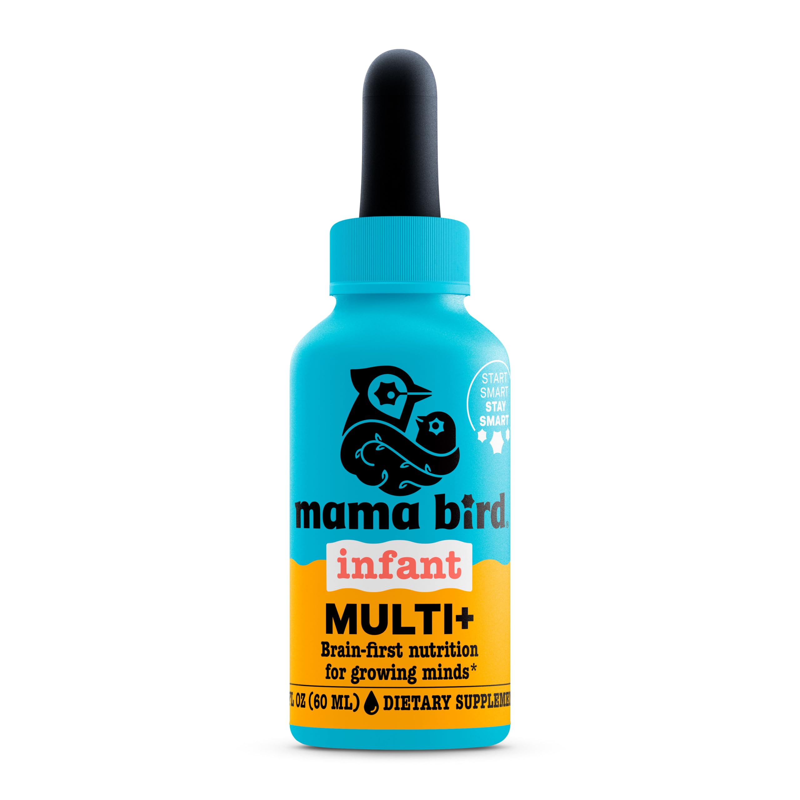 Best Nest Wellness frasco Mama Bird frente mostrando diseño y beneficio claridad