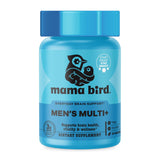 Best Nest Wellness frasco frontal de Mama Bird Men's Multi+ mostrando etiqueta clara