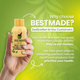 Bestmade producto en uso mostrando la toma diaria sencilla y cómoda