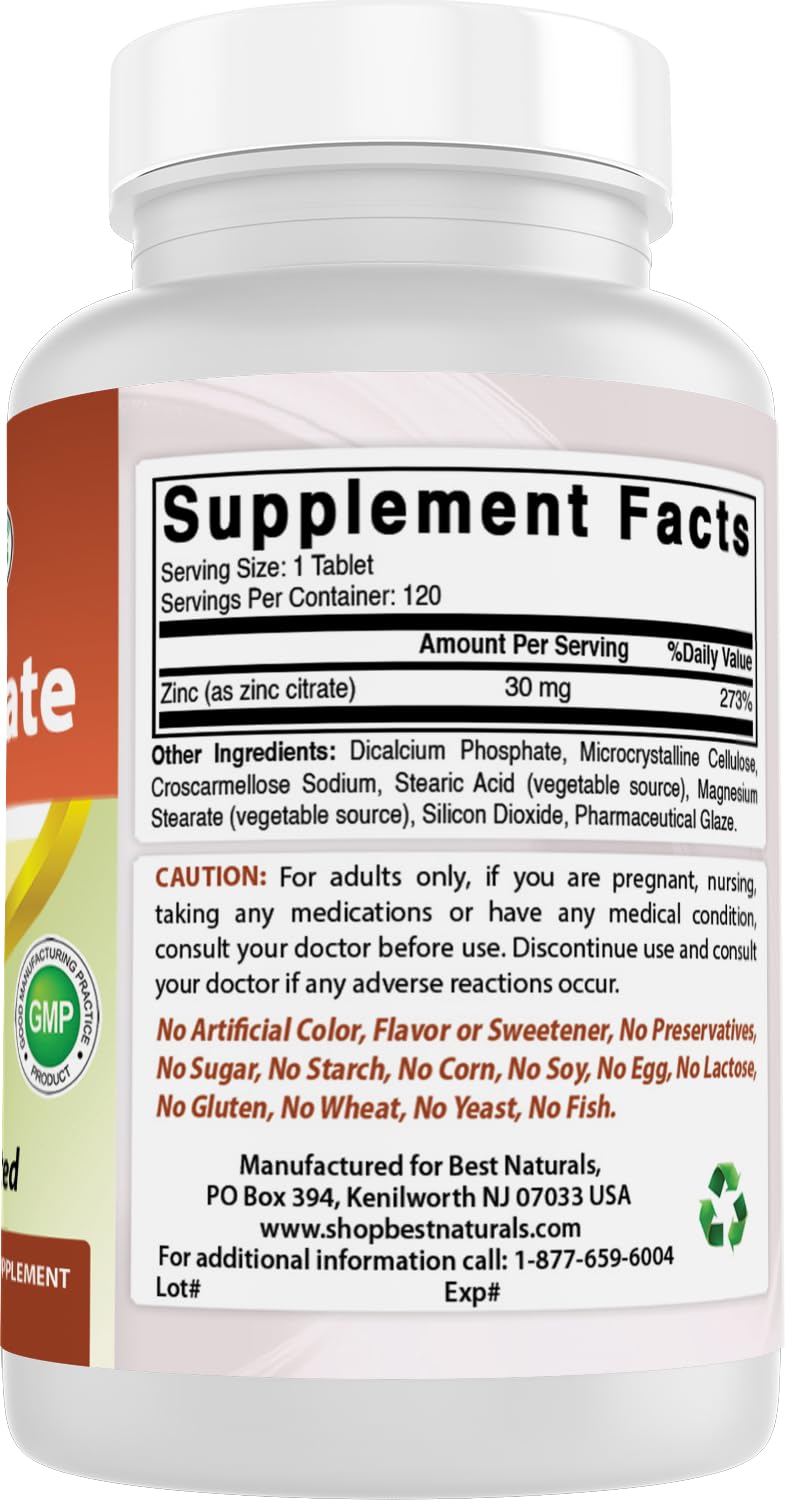 Best Naturals comprimido en la mano mostrando tamaño para dosificación fácil