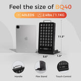 BestQool aplicación en espalda mostrando cobertura localizada eficaz