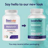 BESTVITE cápsula junto a monedas para comparar tamaño y facilidad de ingestión
