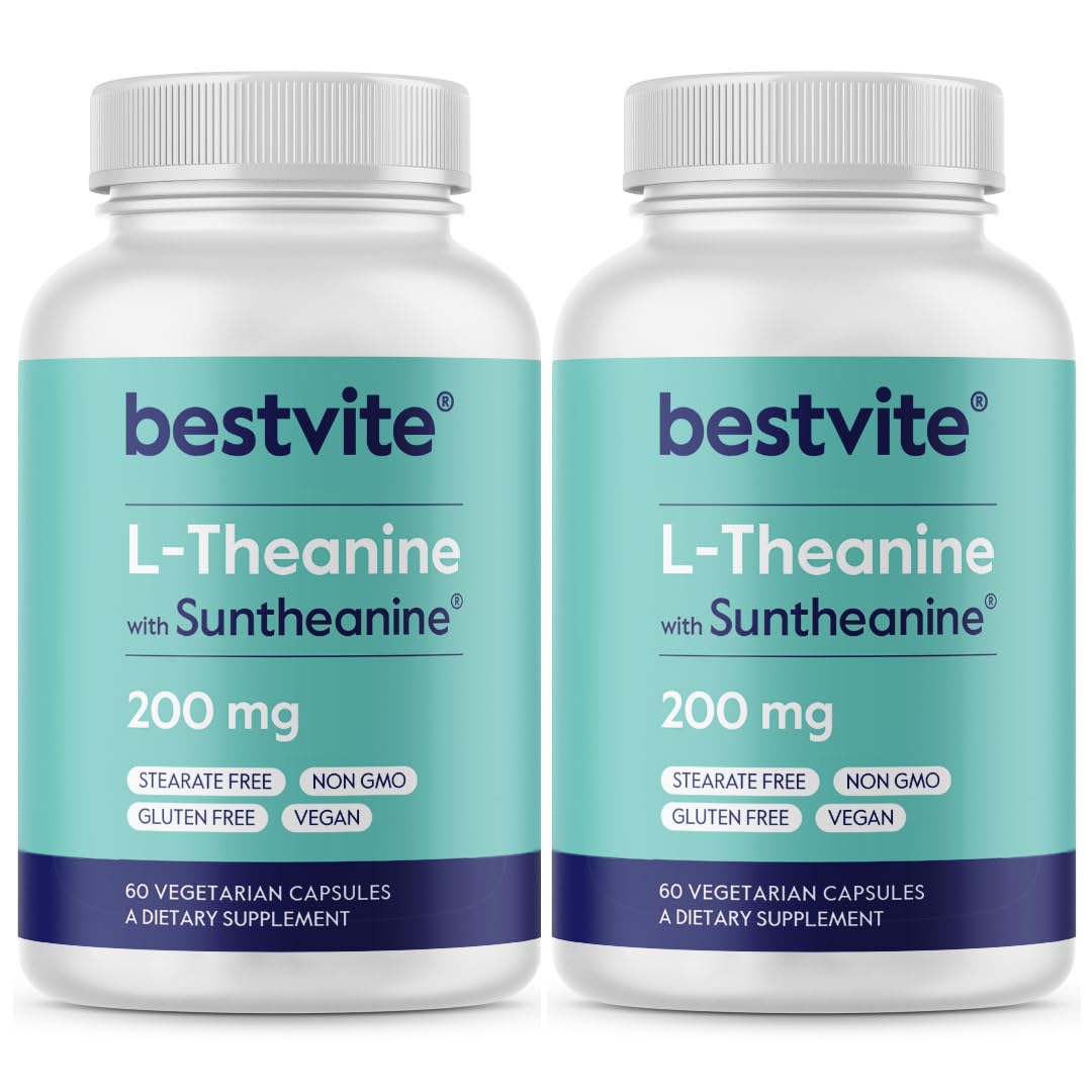BESTVITE frasco frontal claro que muestra 120 cápsulas y beneficios de enfoque