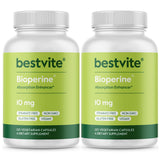 BESTVITE frasco frontal Bioperine mostrando diseño y cantidad