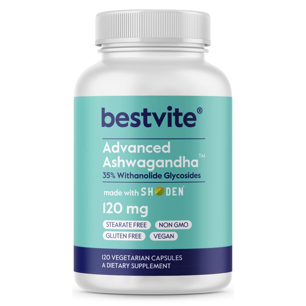 BESTVITE frente del envase mostrando 120 cápsulas y beneficios