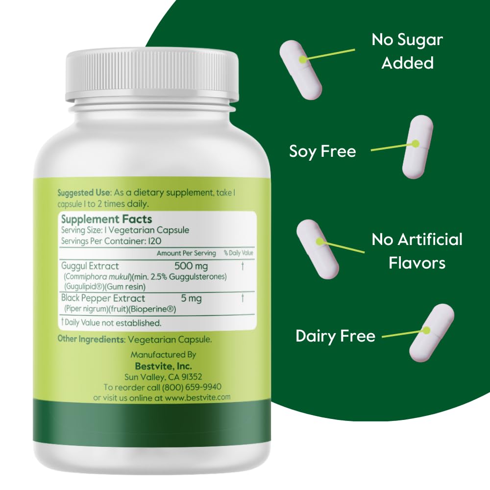 BESTVITE etiqueta nutricional y lista de ingredientes beneficios claros