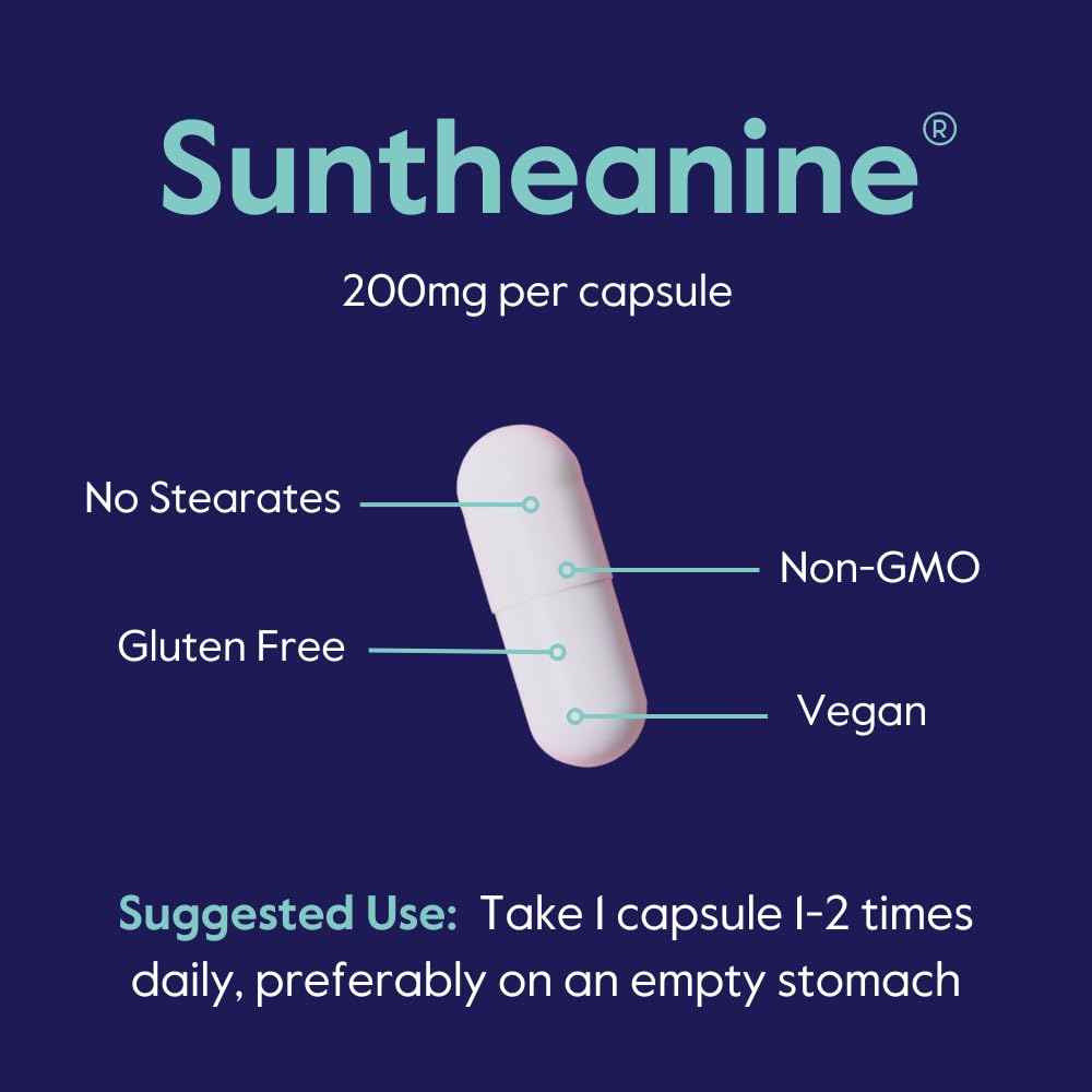BESTVITE etiqueta del ingrediente Suntheanine, destaca patente y calidad