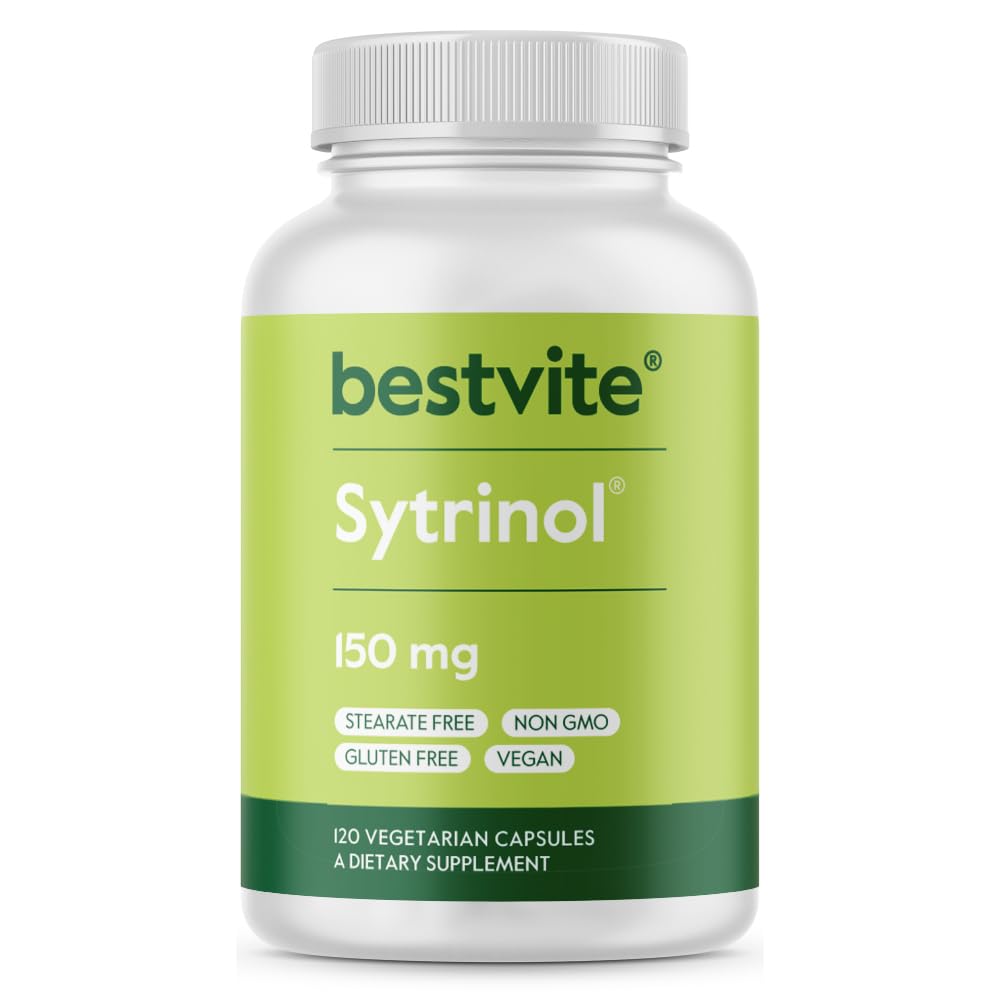 BESTVITE envase frontal de Sytrinol mostrando diseño y cantidad, confianza de marca