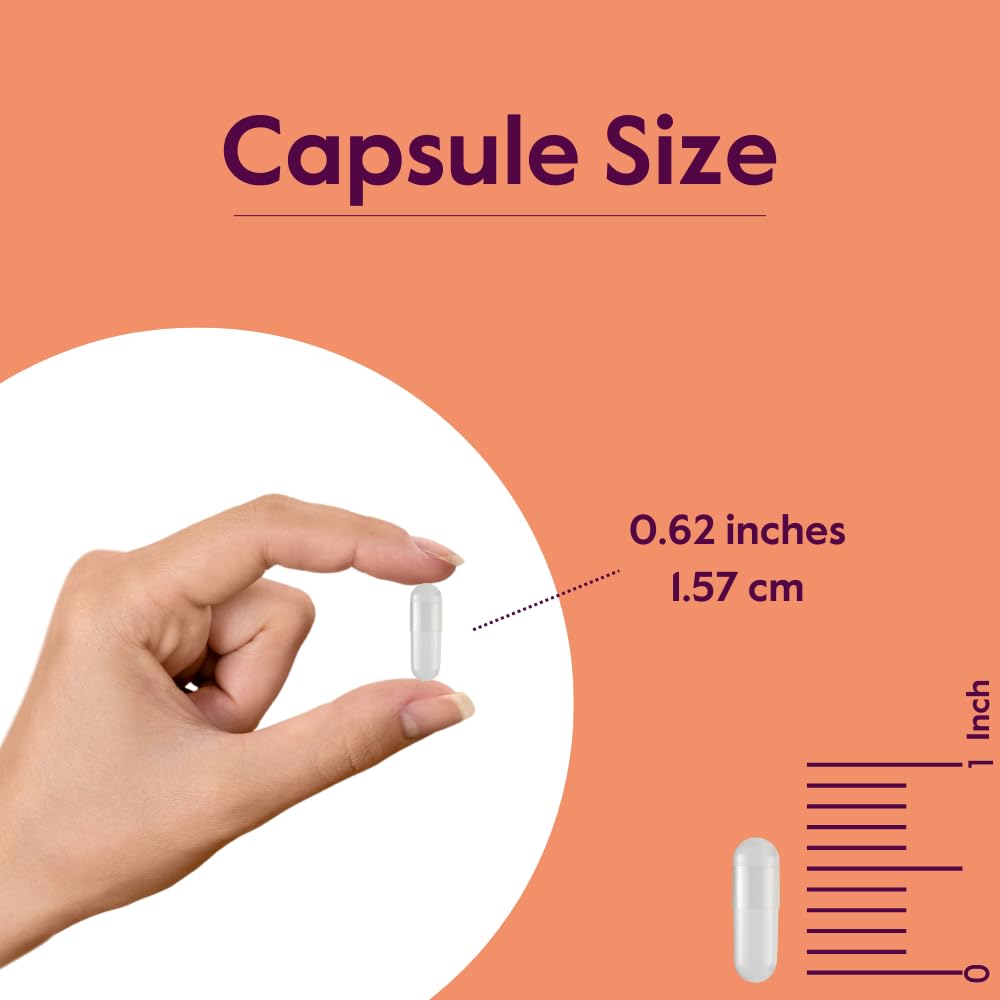 BESTVITE cápsula en la mano para ver escala y facilidad de ingestión
