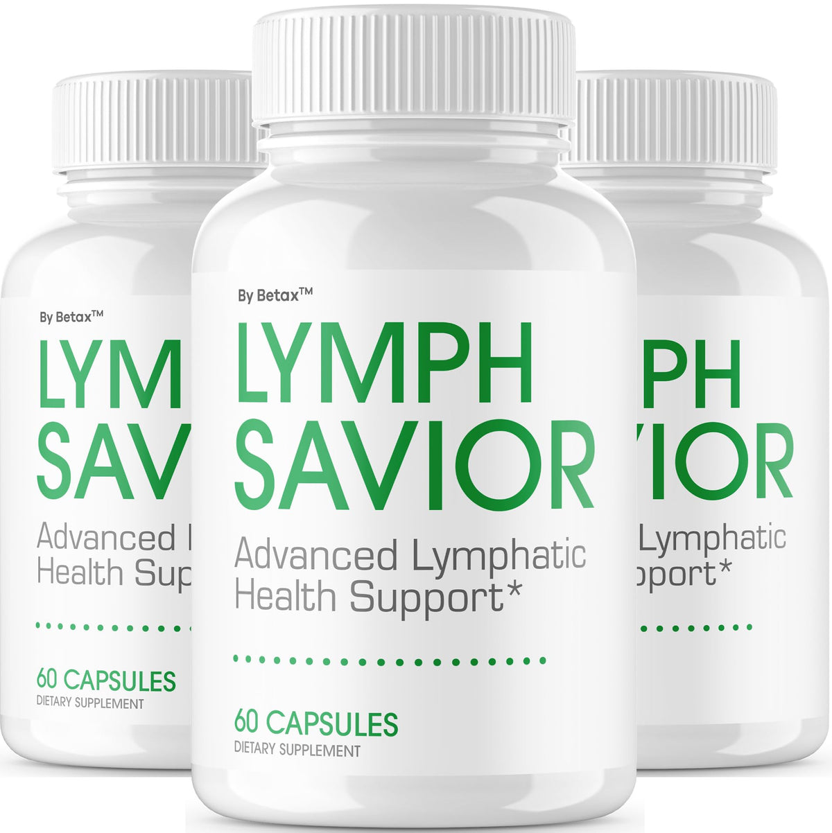 BetaX Lymph Savior frente del frasco mostrando diseño y cantidad