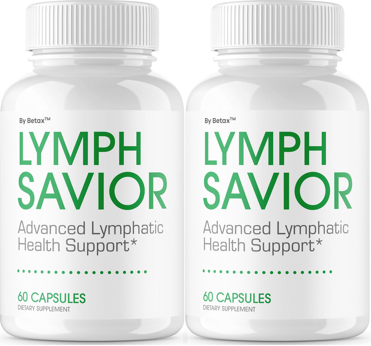 BetaX bote frontal mostrando Lymph Savior y apoyo al bienestar