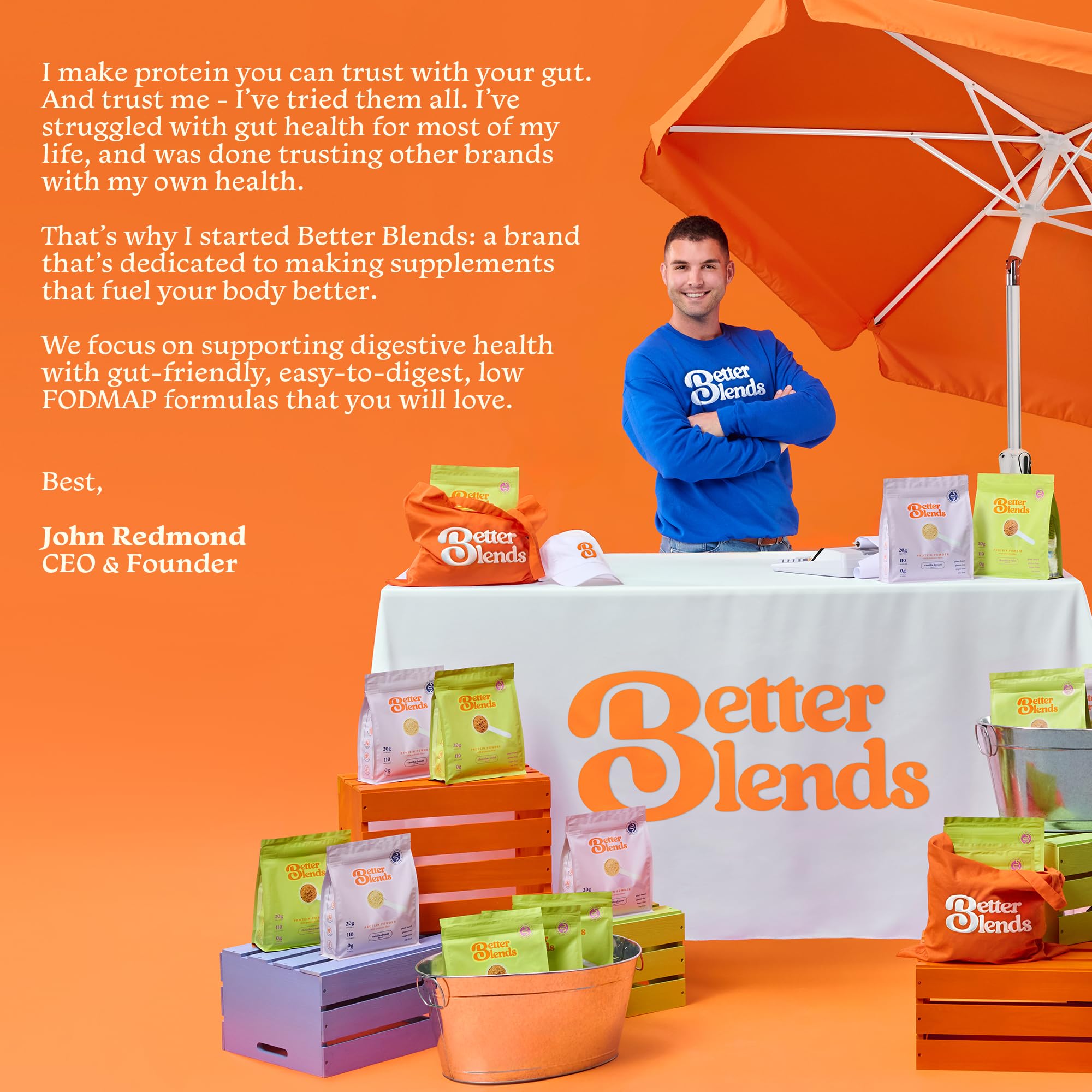 Better Blends polvo en cocina con frutas, integra en recetas cotidianas