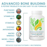 Women's Health Network Better Bones Builder detalle de cápsulas y textura para absorción