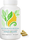 Women's Health Network Better Bones Builder frente del envase mostrando beneficios óseos