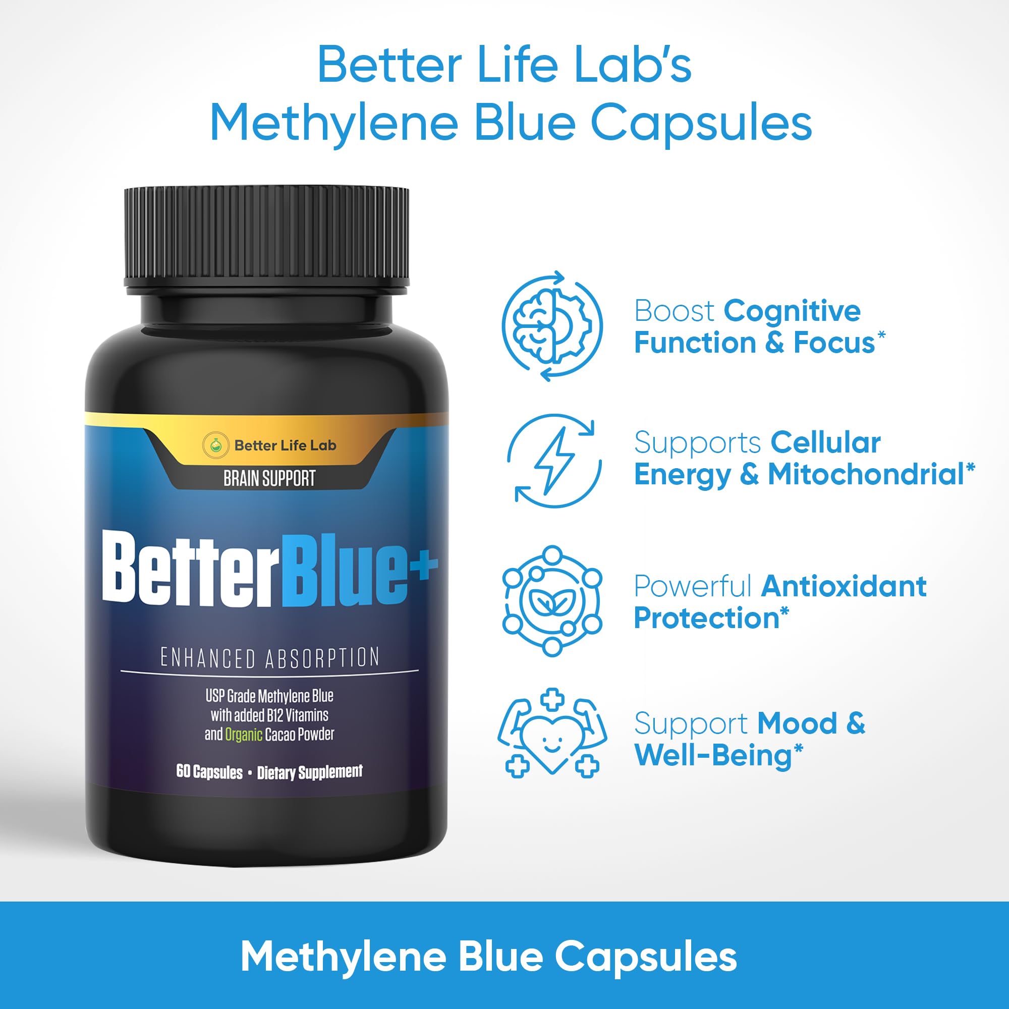 BETTER LIFE LAB cápsula en primer plano mostrando textura limpia y práctica