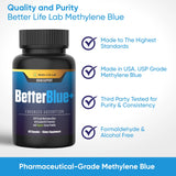 BETTER LIFE LAB etiqueta con credenciales de formulación por expertos