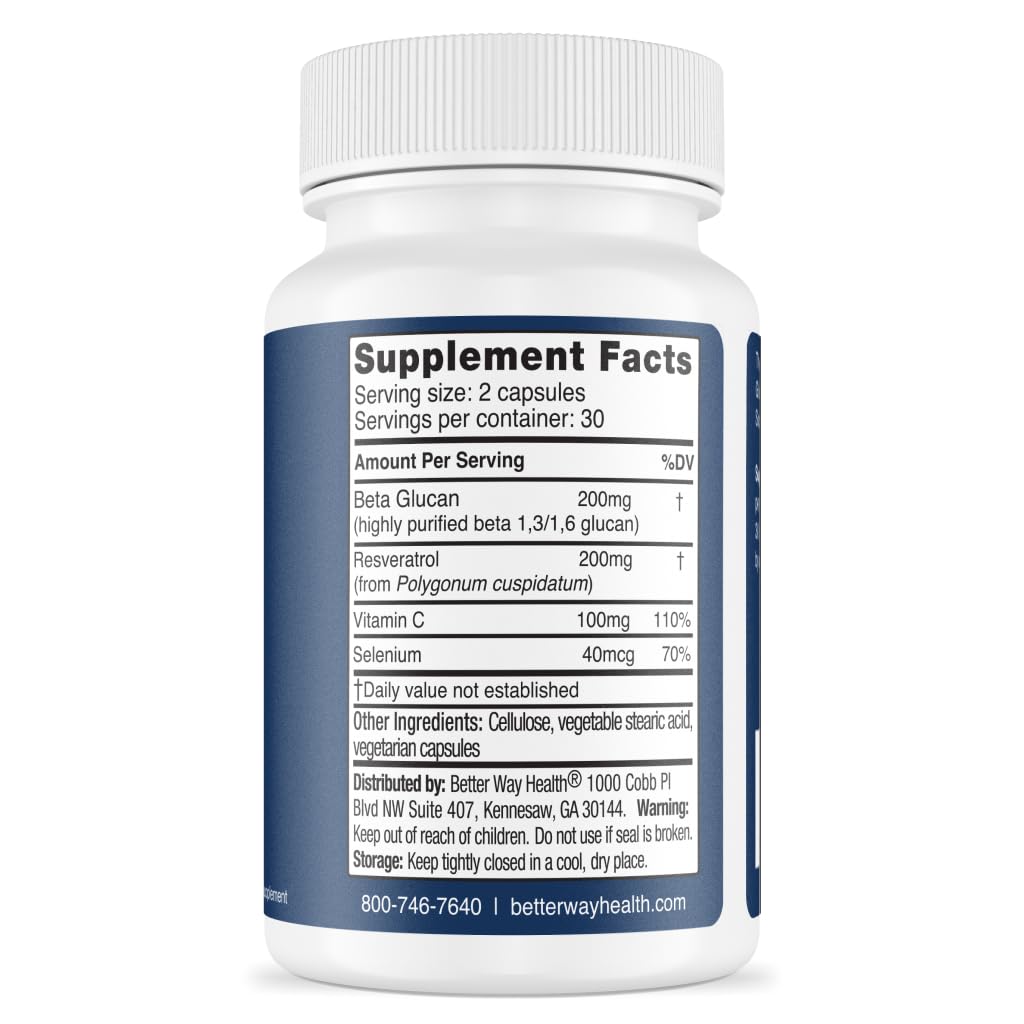 Better Way Health etiqueta nutricional ampliada para ver dosis y seguridad