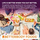 BetterBody Foods desayuno con smoothie bowl, práctico para la familia