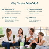 Bettervits en baño estilo minimalista sugiriendo rutina matutina