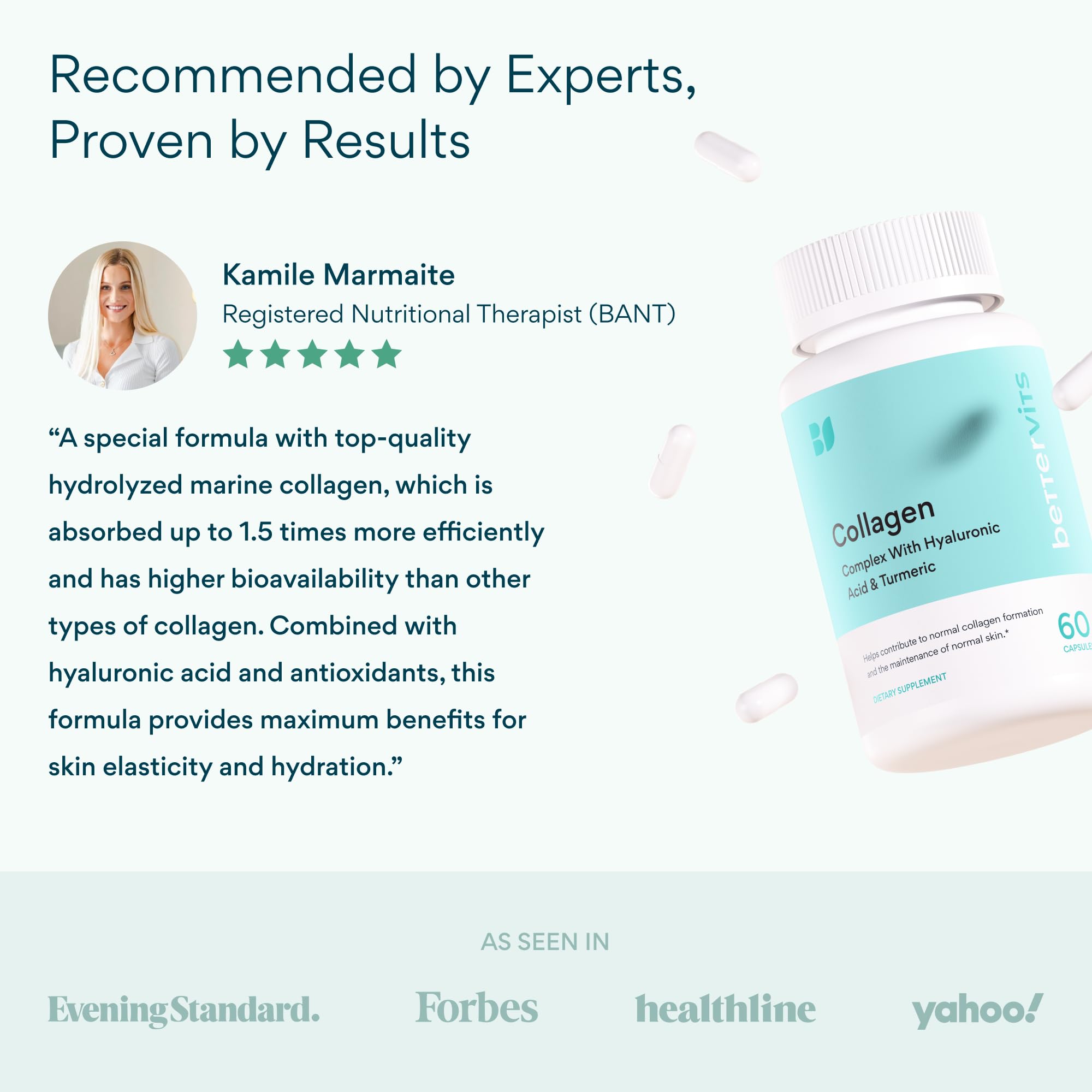 Bettervits etiqueta con ingredientes para transparencia y confianza