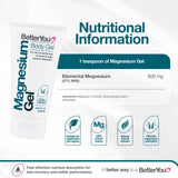 BetterYou gel en aplicación sobre hombro mostrando alivio localizado