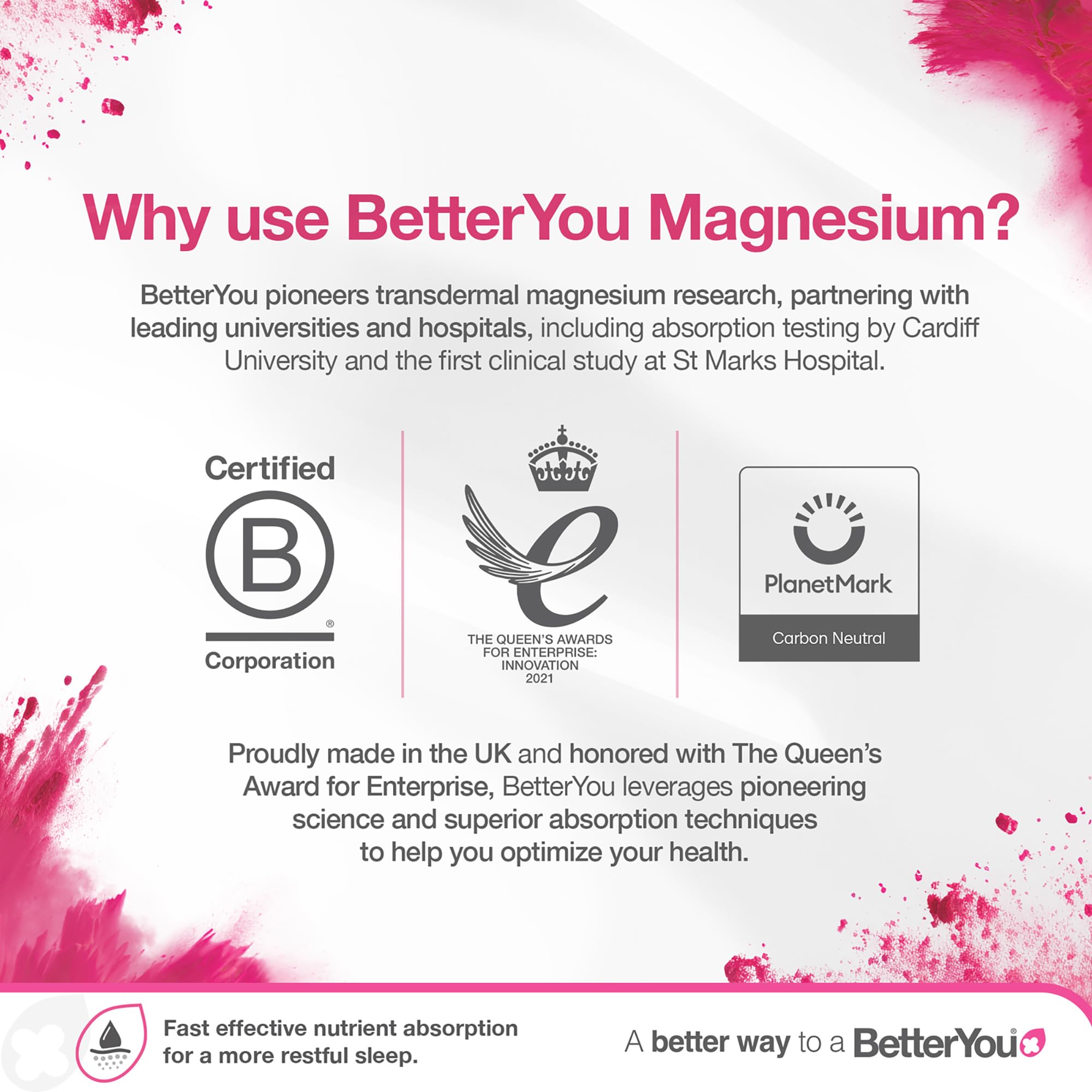 BetterYou comparación de tamaño junto a mano para referencia práctica