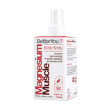 BetterYou envase frontal del Magnesium Muscle Body Spray mostrando la marca y beneficios