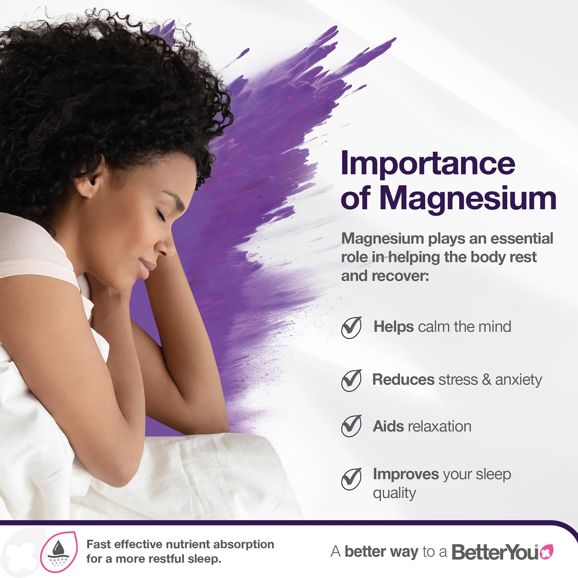 BetterYou textura ligera sobre piel que muestra rápida absorción y confort