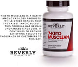 Beverly 7-KETO Musclean etiqueta de ingredientes, transparencia y confianza