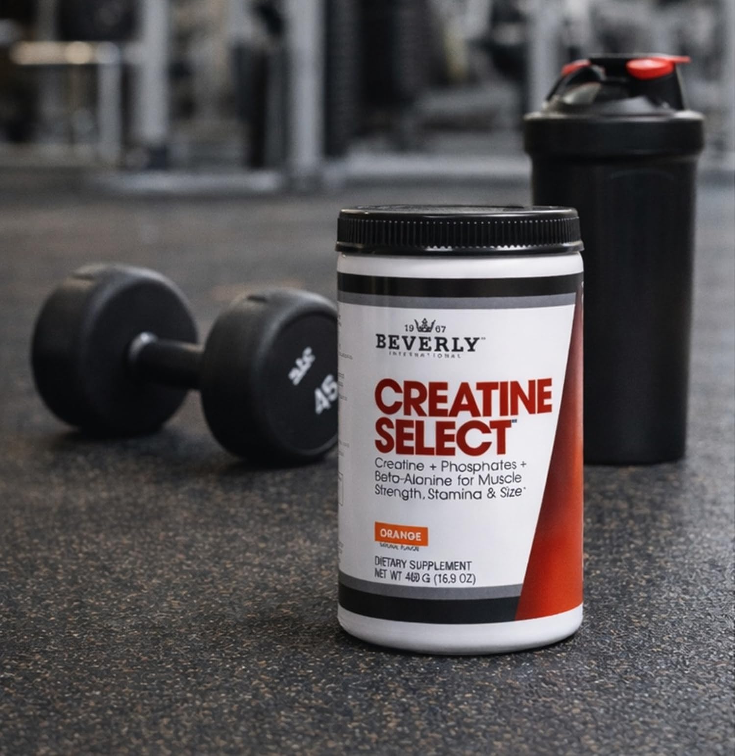 Beverly International cucharada con porción de Creatine Select lista para dosificar con precisión