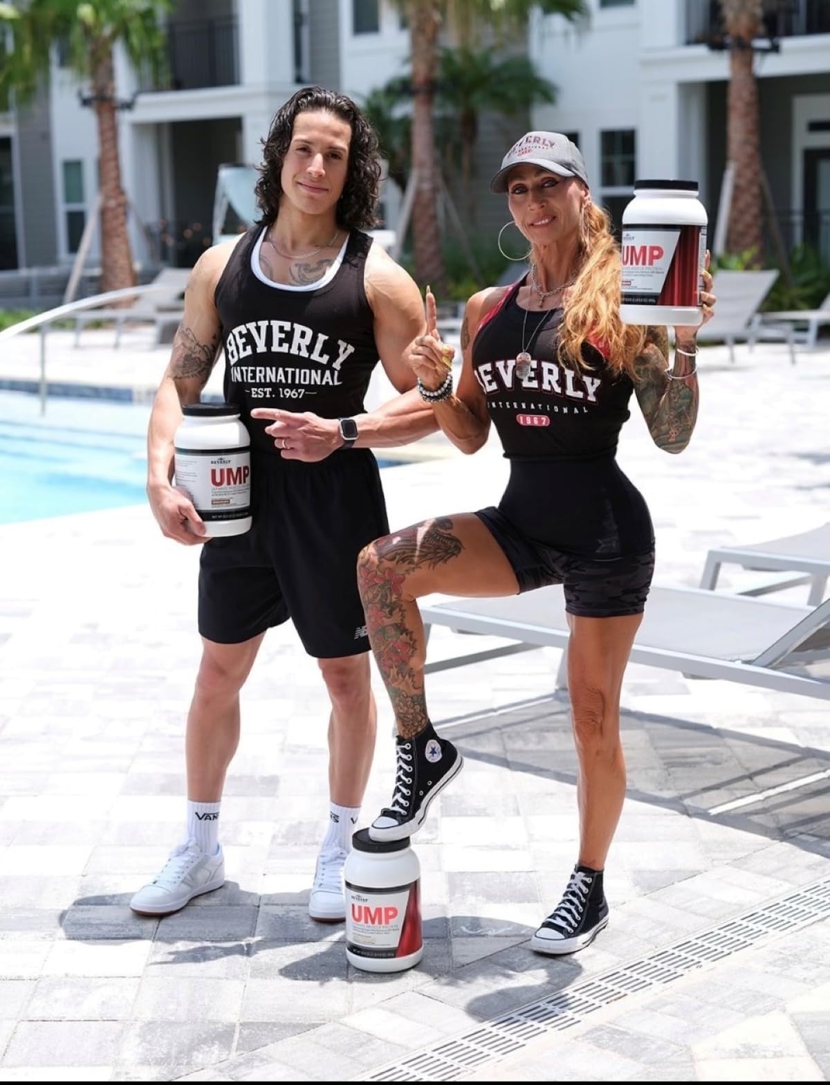 Beverly International UMP shaker en gimnasio listo para uso pre y post entreno