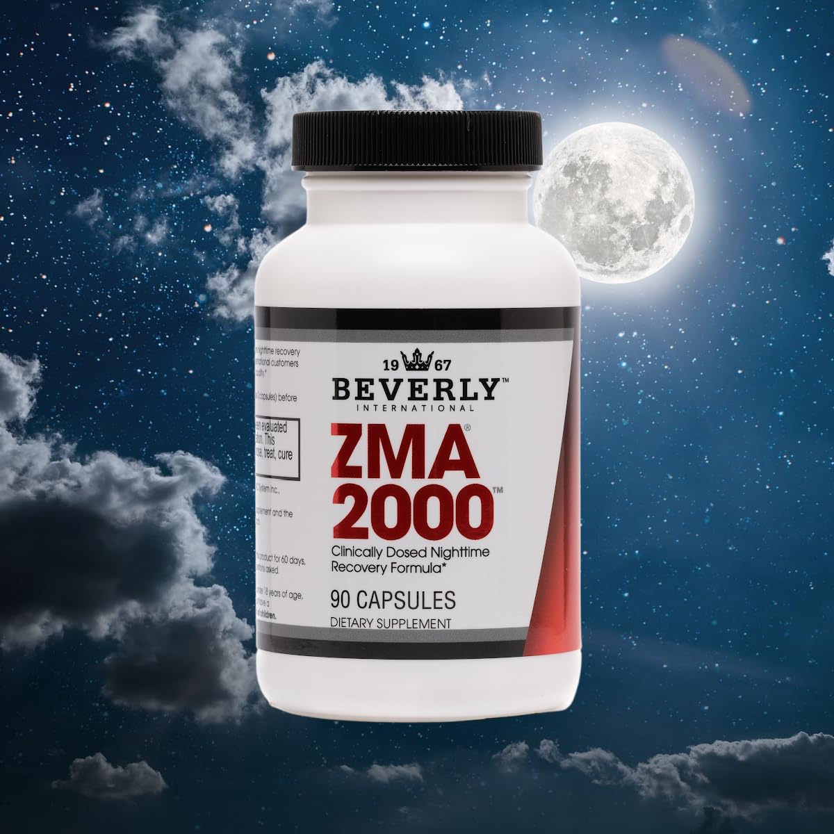 Beverly International ZMA 2000 comparación de tamaño con una mano para escala
