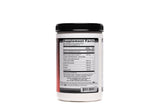 Beverly Muscle Synergy textura del polvo en primer plano, ingrediente fino y mezcla homogénea
