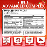 BEVIX etiqueta nutricional visible con dosis y minerales