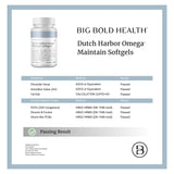 BIG BOLD HEALTH estilo de vida: persona activa que incorpora omega‑3 diario
