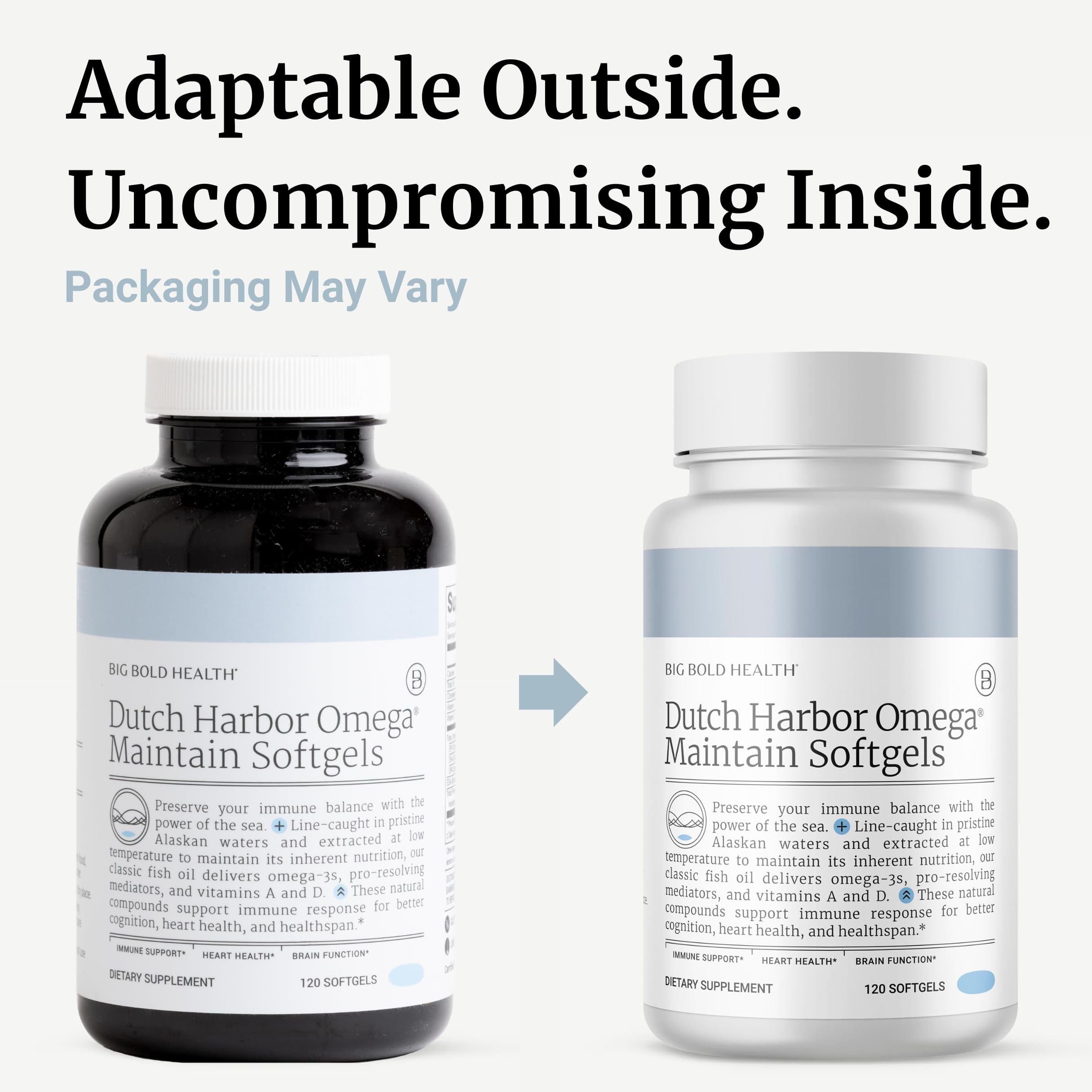 BIG BOLD HEALTH pescador con línea en Alaska que sugiere origen sustentable