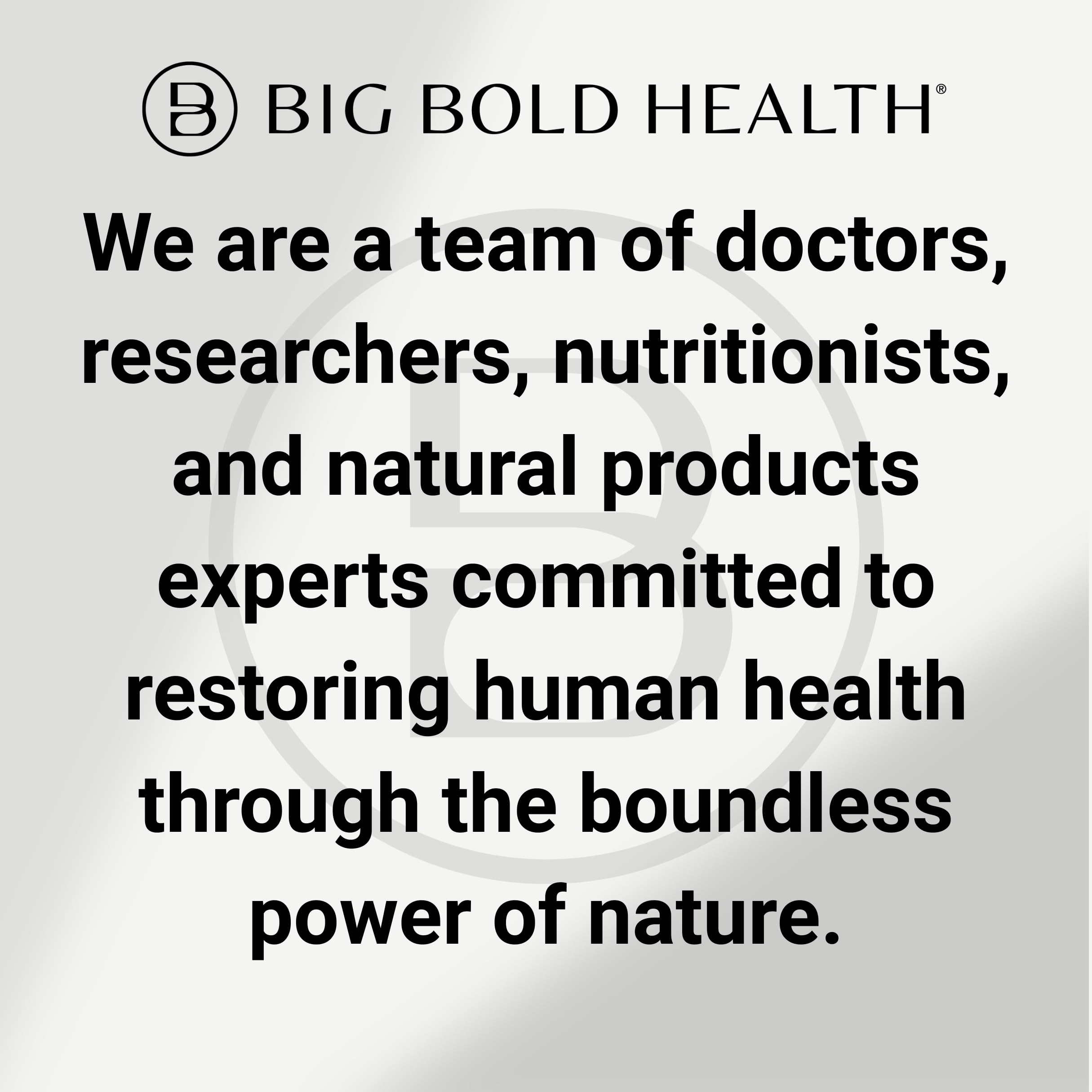 BIG BOLD HEALTH frasco envuelto como regalo, presenta opción de obsequio saludable