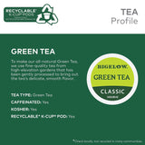Bigelow Tea 24 cápsulas dispuestas, ideal para oficina o despensa doméstica