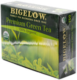 Bigelow Tea detalle de textura de la bolsita y sello, beneficio: frescura protegida
