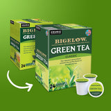 Bigelow Tea cápsula K-Cup primer plano, sellado para sabor consistente