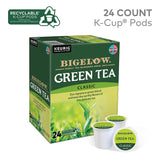 Bigelow Tea cápsula insertada en Keurig, preparación rápida y sin desorden