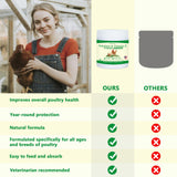 BiKontrun bulto de aves en gallinero, producto que favorece vitalidad